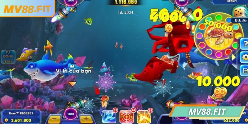 Vua Bắn Cá MV88 – Trải nghiệm săn cá trực tuyến hấp dẫn 2 Cần nắm rõ các biểu tượng quan trọng trong game bắn cá